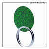 SequinsUSA Jewel Green Hologram Glitter Multi Reflective Metallic Sequin Material Film  RM030