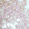 Snowflake Sequin Crystal Iris Ultra Shiny Warm Pink Hue 10mm
