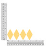 Long Diamond Sequin 40mm Silver City Lights Metallic Reflective