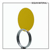 Yellow Chartreuse Shiny Metallic Sequin Material (RL986)