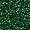 3mm Cup Sequins Green Matte Satin Metallic