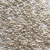 3mm Cup Sequins Beige Transparent Satin Matte Duo Reversible