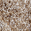 4mm Cup Sequins Beige Ombre Opaque White Duo Reversible