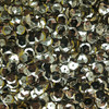 10mm Cup Sequins Light Bright Gold Shiny Metallic Medium Hole