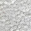5mm Flat Sequins Bright White Opaque Glossy High Shine