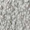 5mm Cup Sequins White Opaque Glossy High Shine