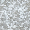 3mm Flat Sequins White Pearl Translucent