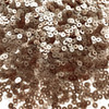 4mm Flat Sequins Taupe Beige Transparent Glossy Matte Duo Reversible