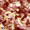 6mm Flat Sequins Peach Orange  Super Shiny Crystal Rainbow Iris