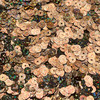 6mm Flat Sequins Pale Copper Hologram