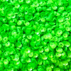 5mm Cup Sequins Green Neon Transparent Fluorescent