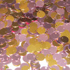 10mm Sequins Top Hole Pink Gold Shiny Metallic Reversible