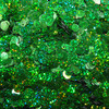 6mm Sequins Top Hole Green Hologram Glitter Sparkle Metallic