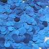 8mm Sequins Top Hole Royal Blue Matte Metallic