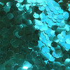 10mm Sequins Top Hole Teal Shiny Metallic