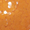 10mm Sequins Top Hole Orange Opaque Glossy High Shine