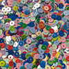 6mm Flat Sequins Rainbow Party Multicolor Opaque Color Shift