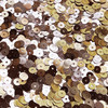 6mm Flat Sequins Gold Silver Shiny Metallic Duo Reversible