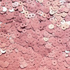 6mm Flat Sequins Dolly Pink Opaque Embossed Texture