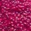 5mm Cup Sequins Dark Raspberry Pink Transparent Glossy Matte Duo Reversible