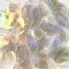 Oval Sequin 1.5" Crystal Laser Rainbow Reflective