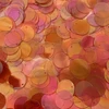 15mm Sequins Orange Crystal Rainbow Iris