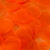 40mm Sequins Top Hole Bright Orange Fluorescent