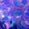 20mm Sequins Top Hole Amethyst Purple Crystal Rainbow Iris