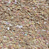 3mm Sequins Beige Rainbow Iris Shiny Opaque