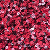 4mm Sequins Deep Red Marbled Mottled Opaque