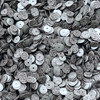 6mm Sequins Charcoal Tweed Effect Opaque
