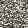 4mm Cup Sequins Silver Pearl