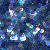 6mm Sequins Purple Blue Crystal Rainbow Iris Iridescent
