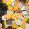 20mm Sequins Center Hole Gold Silver Bronze Metallic Ombre
