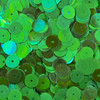 10mm Sequins Lime Aqua Luster Iris Matte Glossy Duo