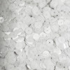 8mm Sequins Milky White Transparent Glossy Matte