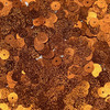 8mm Sequins Orange Metallic Embossed Texture