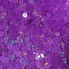 5mm Sequins Amethyst Purple Transparent Hologram Glitter Sparkle