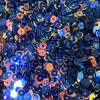 5mm Sequins Royal Purple Crystallina Luster Mirror Shiny Iridescent