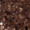 5mm Sequins Chocolate Brown Metallic Shiny