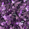 5mm Sequins Purple Amethyst Transparent Glossy Matte