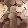 30mm Sequins Top Hole Champagne Rose Gold Matte Shimmer
