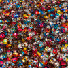 4mm Cup Sequins Rainbow Hologram Glitter Sparkle Metallic
