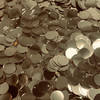 15mm Sequins Top Hole Gold Metallic Shiny
