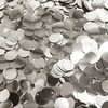 15mm Sequins Top Hole Silver Metallic Shiny