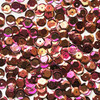 8mm Cup Sequins Pink Gold Rainbow Iris Shiny Metallic
