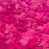 5mm Flat Sequins Hot Pink Opaque Made in USA