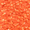 6mm Cup Sequins Orange Transparent Fluorescent Made in USA