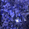 4mm Sequins Cobalt Blue Transparent Glossy Matte Made in USA