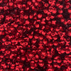 4mm Cup Sequins Red Matte Satin Shimmer